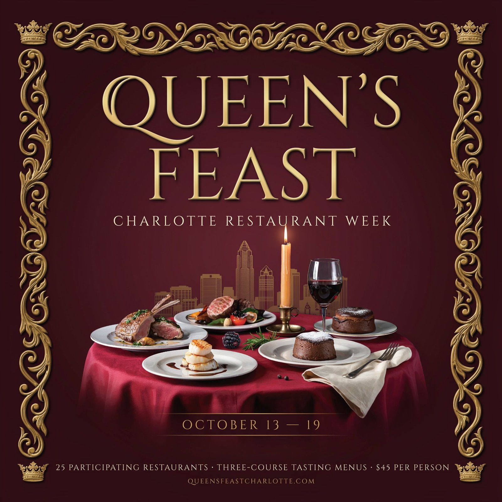 mates quiz Queen’s Feast Charlotte Restaurant Week